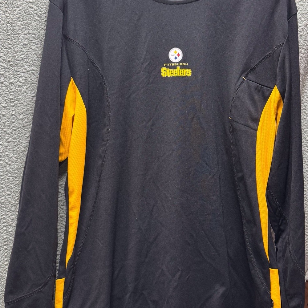 NFL Team Apparel Black and Gold Jersey